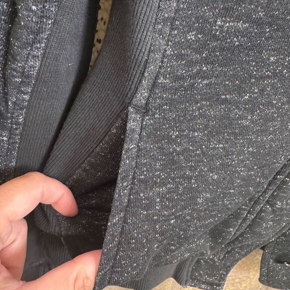 Y2K 2000s Fox Racing Charcoal Gray Button Up Hooded Sweater Womens Small - Picture 3 of 9